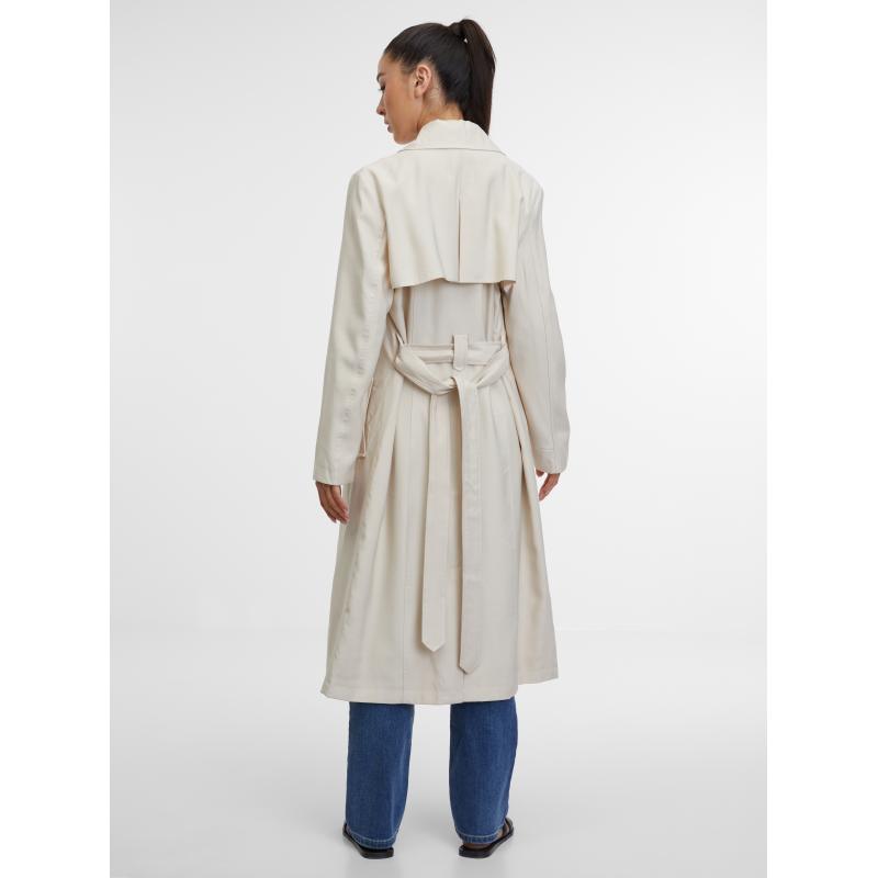 Béžový dámsky plášť