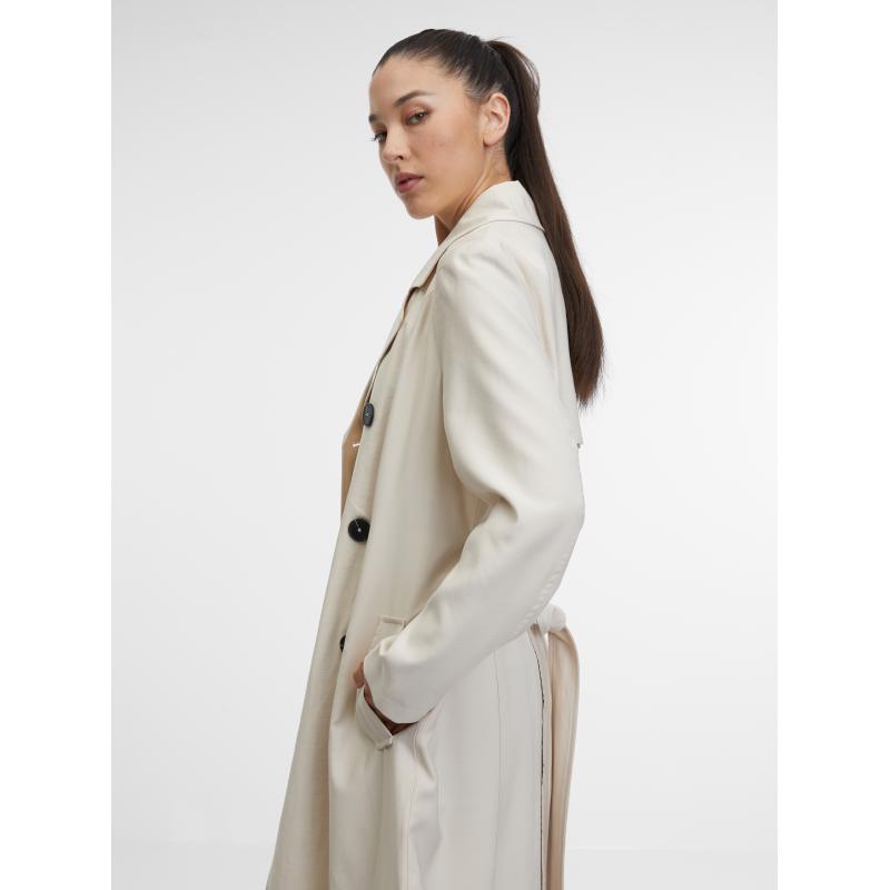 Béžový dámsky plášť