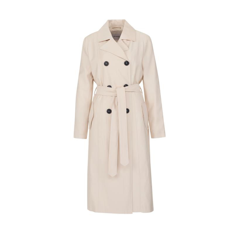 Béžový dámsky plášť