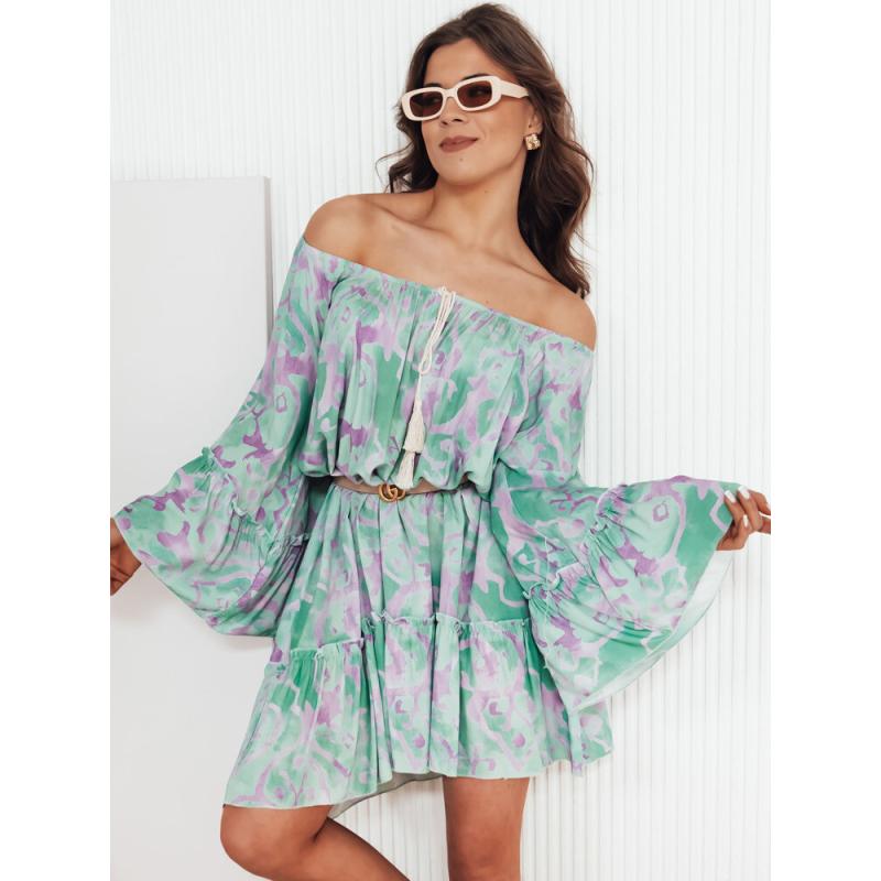 Dámské španělské šaty FIONUALA zelené