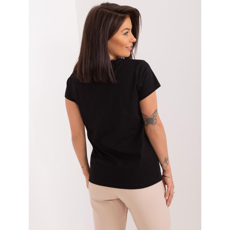Női póló BASIC FEEL GOOD fekete