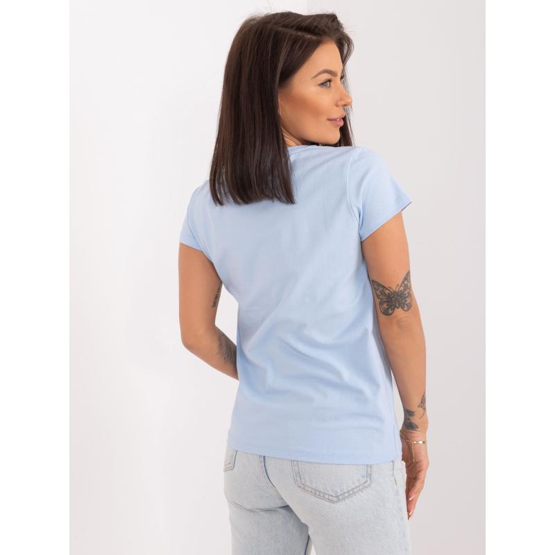 Dámské tričko BASIC FEEL GOOD světle modré 