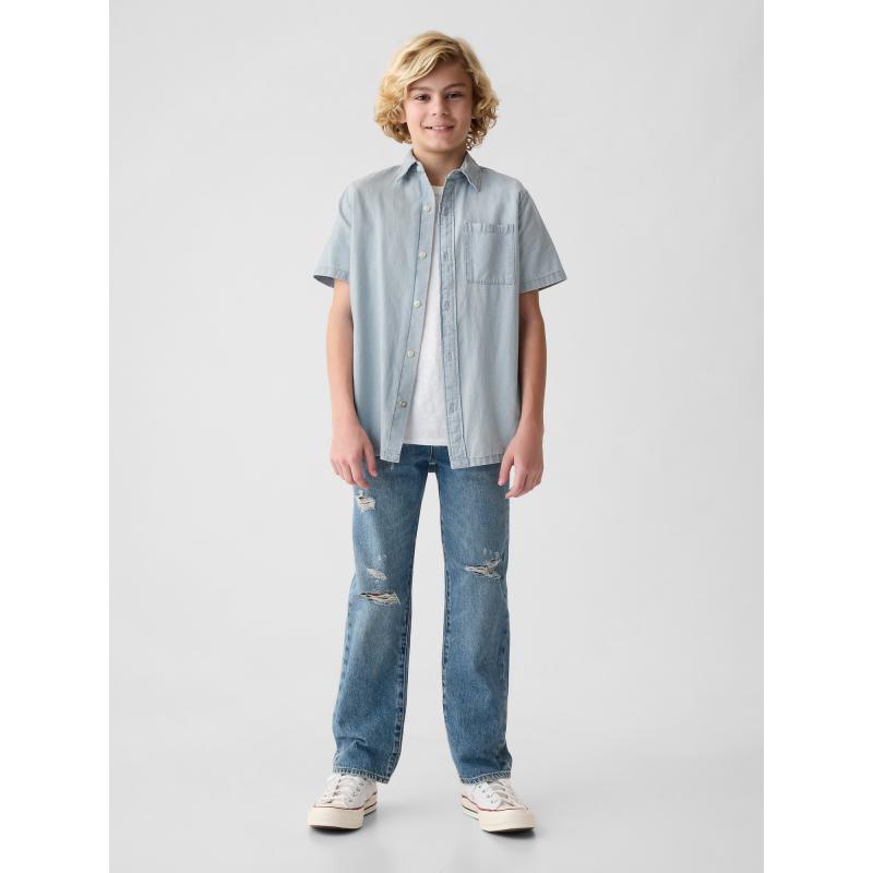 Dětská džínová košile