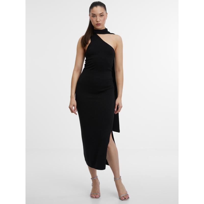 Čierna dámska sukňa