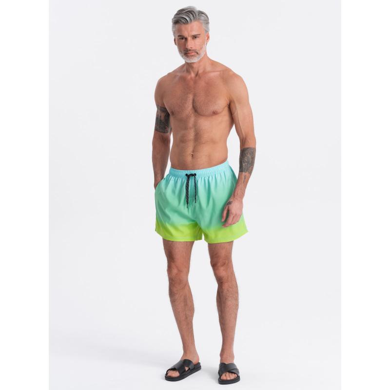 Férfi úszónadrág V19 OM-SRBS-0125 OM-SRBS-0125 világos türkizkék