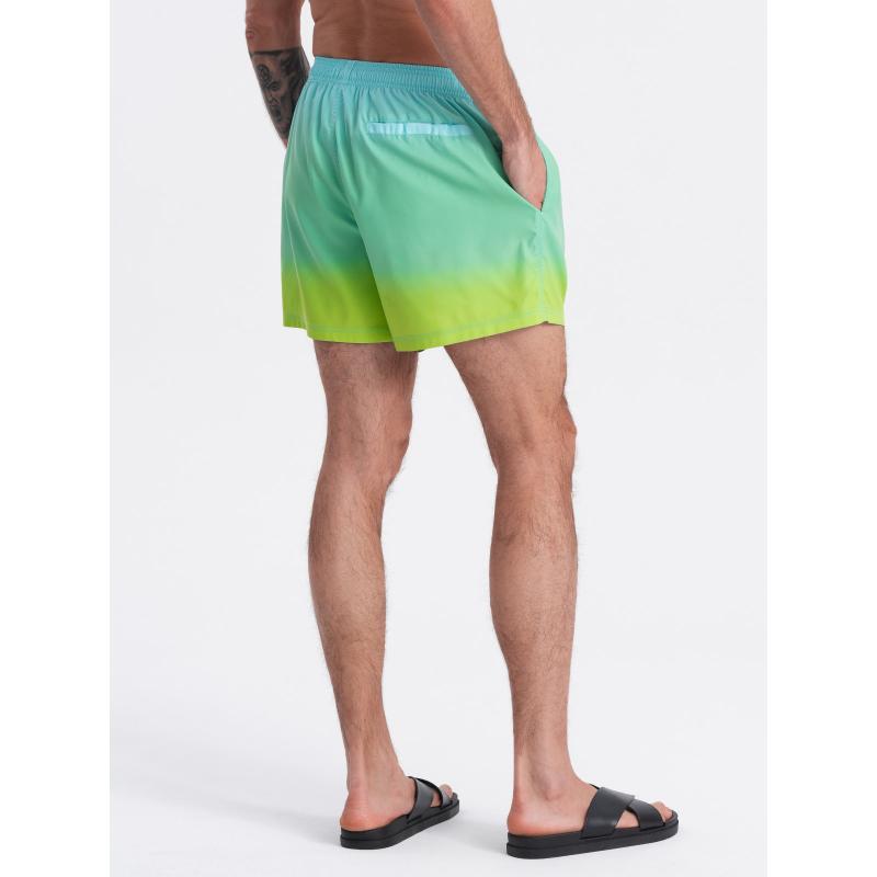 Férfi úszónadrág V19 OM-SRBS-0125 OM-SRBS-0125 világos türkizkék