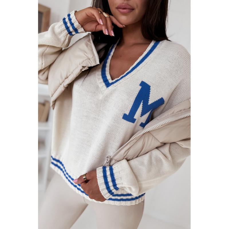 Dámský oversize svetr MIRAGE krémový