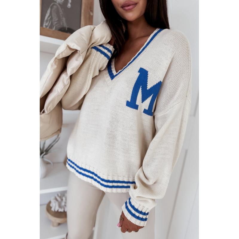 Dámský oversize svetr MIRAGE krémový