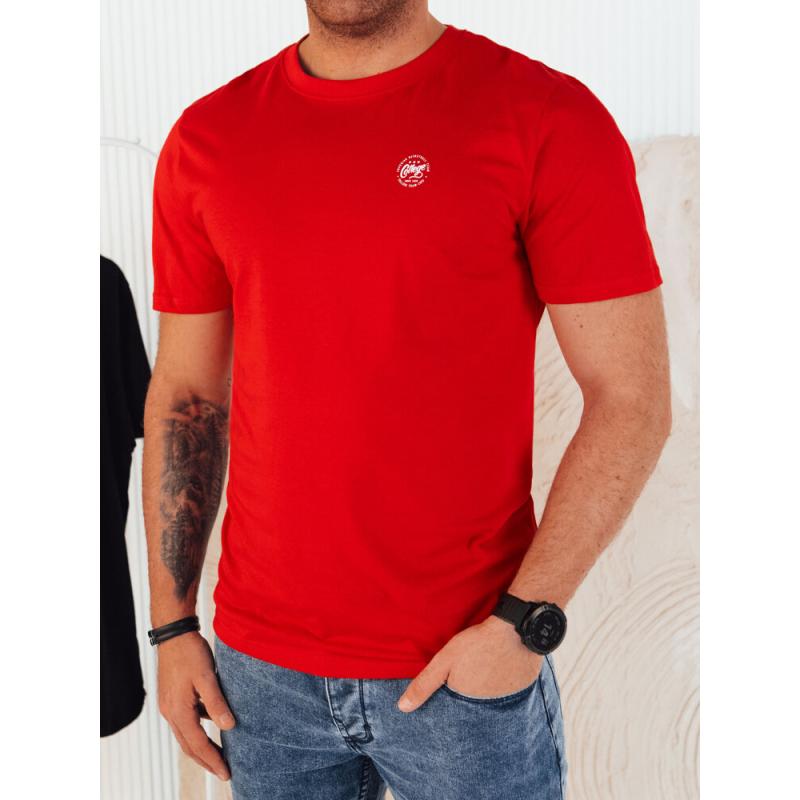 Pánske tričko s potlačou červené