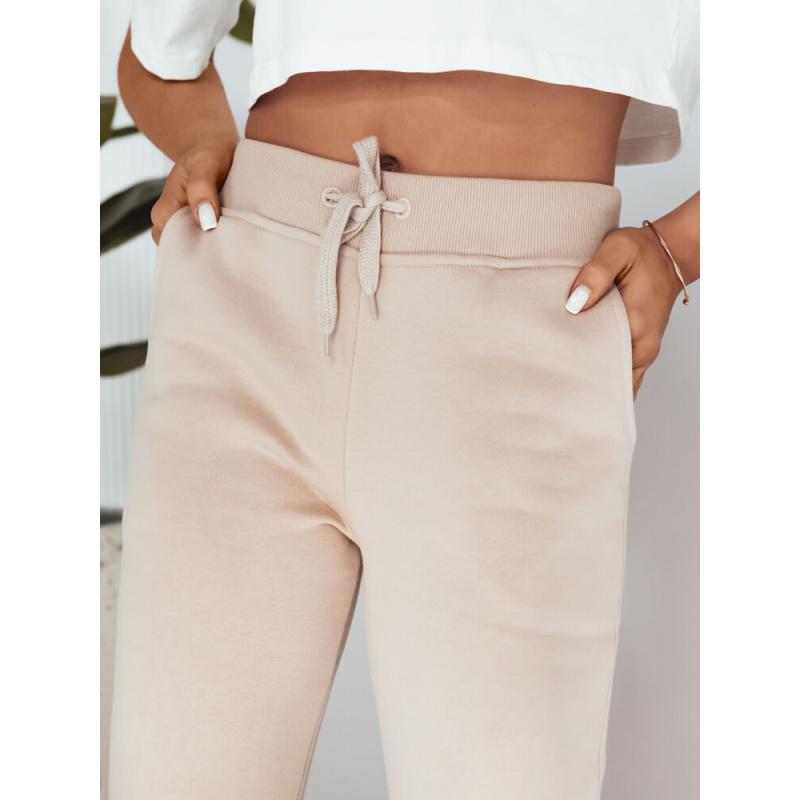 Dámské tepláky VELARA krémové