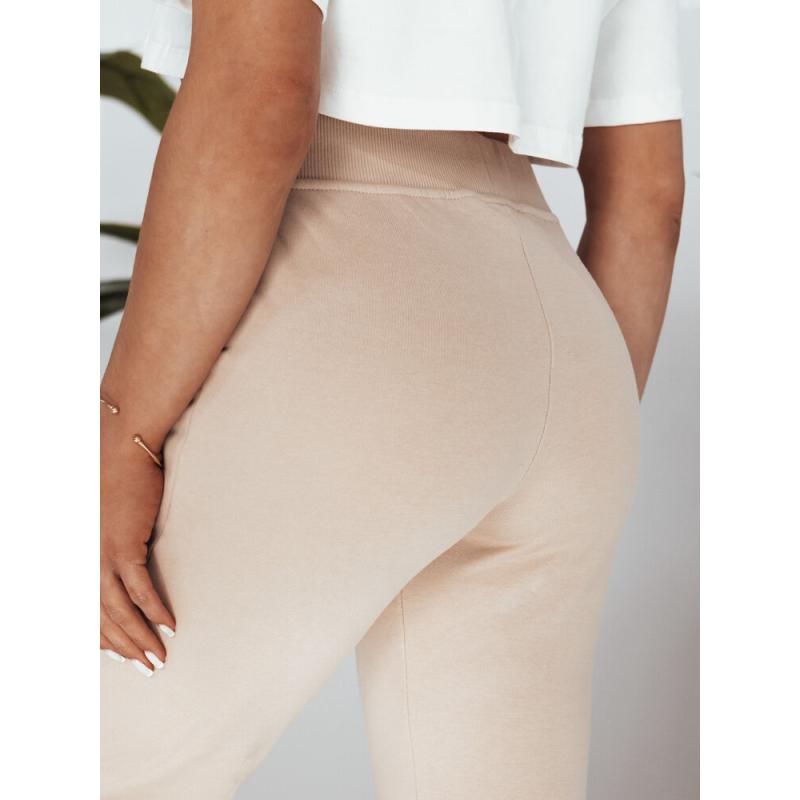 Dámské tepláky VELARA krémové