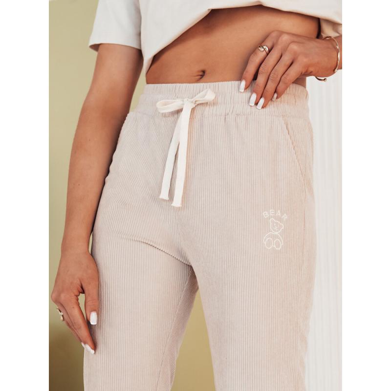 Dámske tepláky BEAR Béžová farba