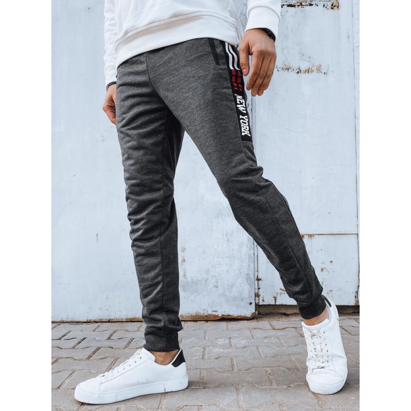 Pánske tepláky tmavosivé