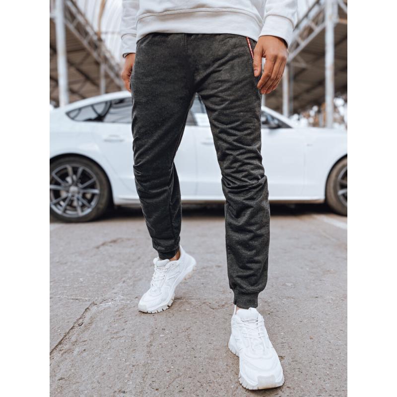 Férfi melegítőnadrág sötétszürke