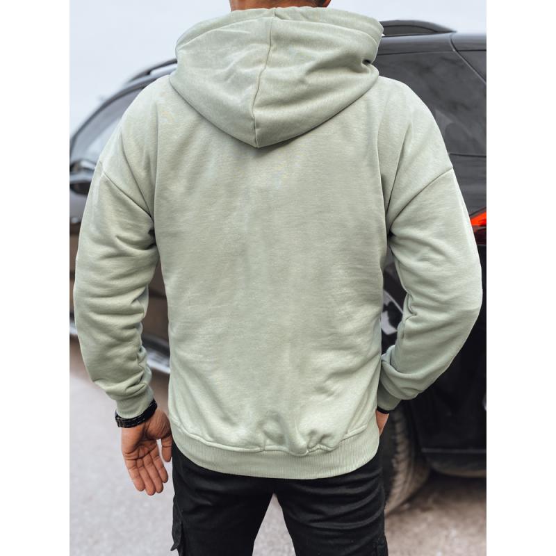 Pánská mikina s potiskem olivová