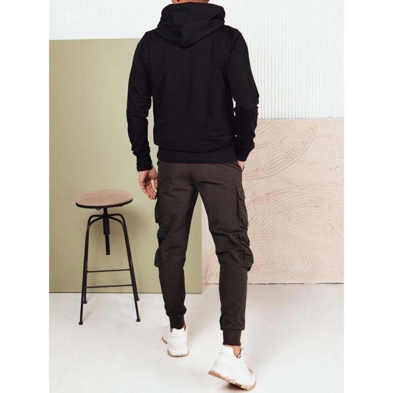 Pánská mikina s kapucí černá