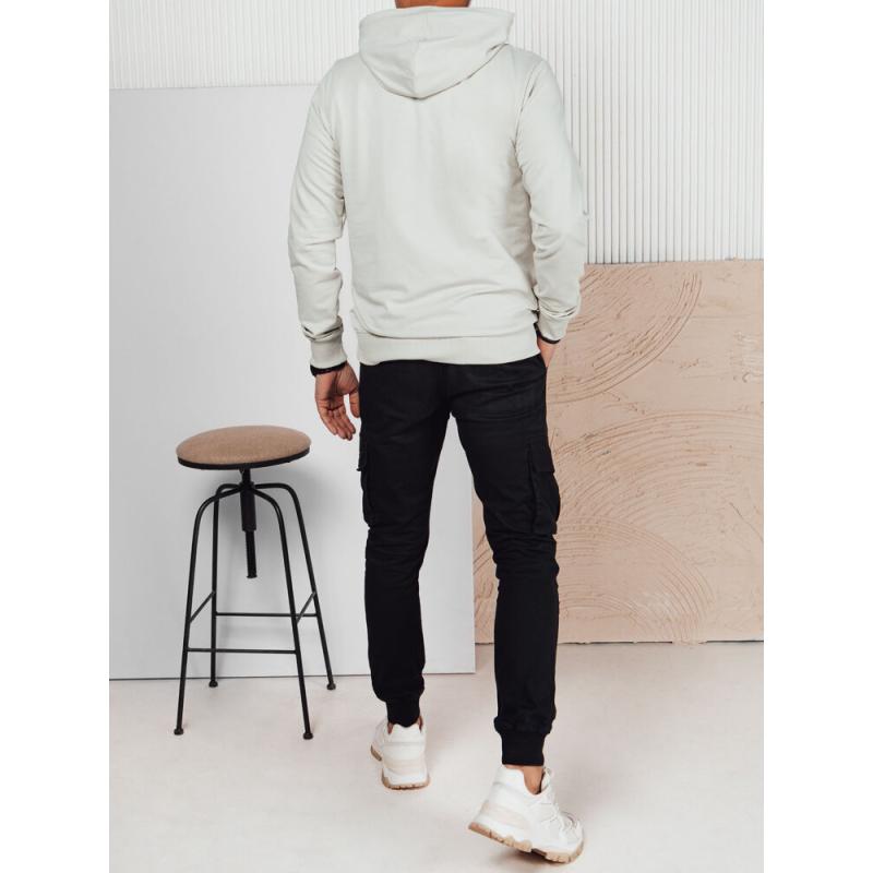 Pánska mikina s potlačou šedá