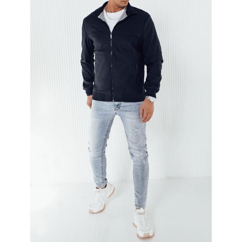 Pánská přechodná bunda tmavě modrá