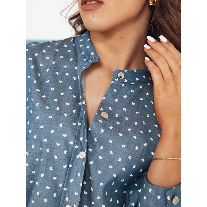 Női póló PISAT kék