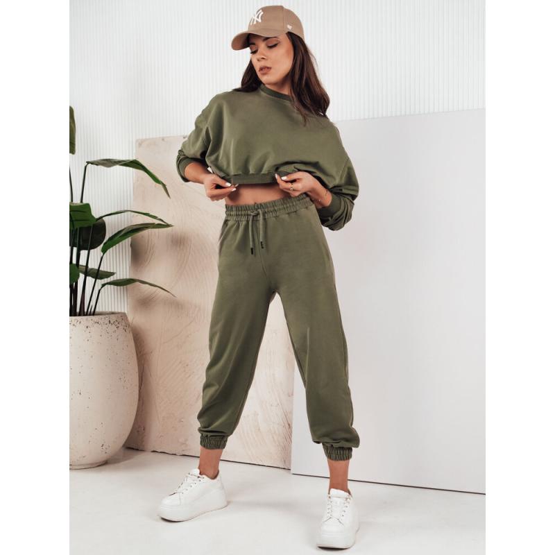 Dámská tepláková souprava SOLIR khaki