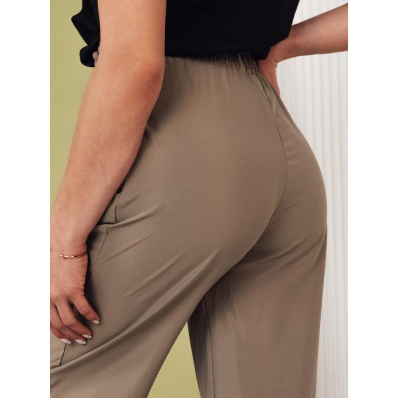 Női nadrág EUFRAZ olívazöld