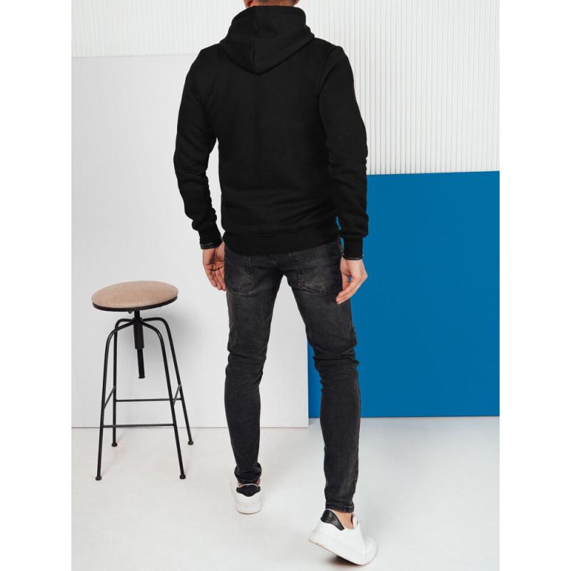 Pánská mikina s kapucí černá