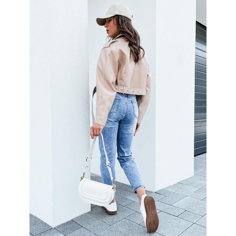 Dámská kožená bunda BADEN béžová