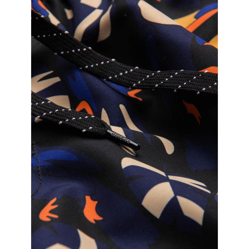 Pánské plavecké šortkyV1 OM-SRBS-0140 černé a tmavě modré 