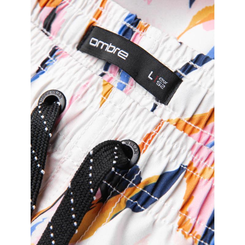 Férfi úszónadrágV1 OM-SRBS-0140 fehér