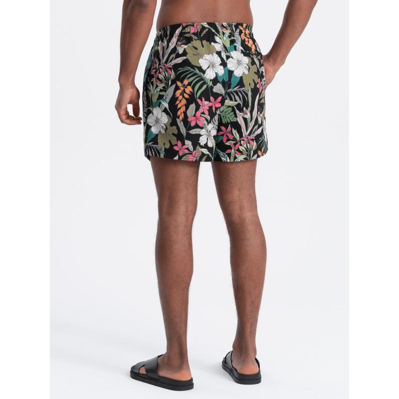 Férfi úszónadrágV1 OM-SRBS-0140 fekete