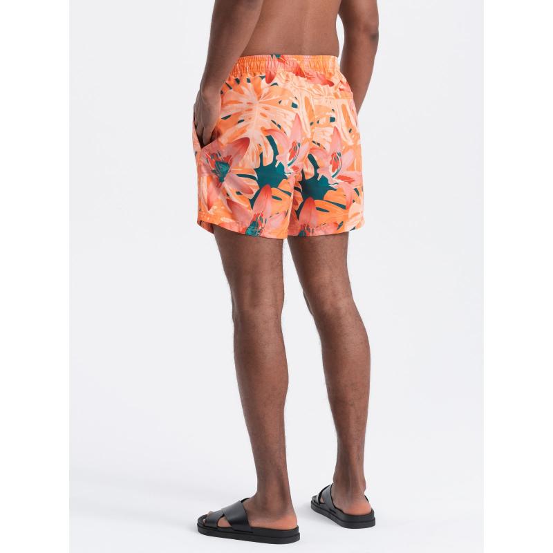 Pánské plavecké šortkyV1 OM-SRBS-0140 oranžové