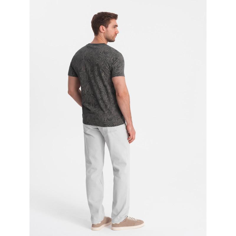 Pánské tričko s celoplošným potiskem V1 OM-TSFP-0182 grafitové