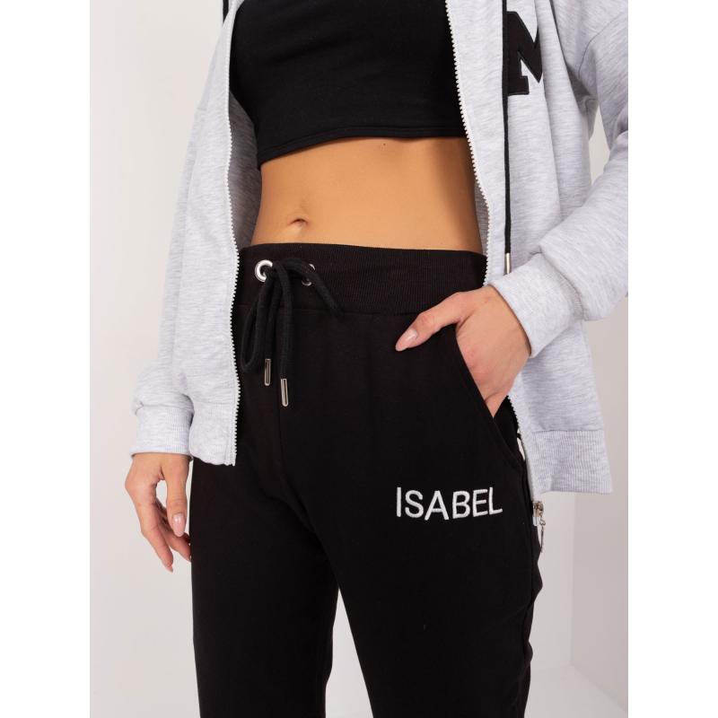 Dámský komplet s kalhotami šedý