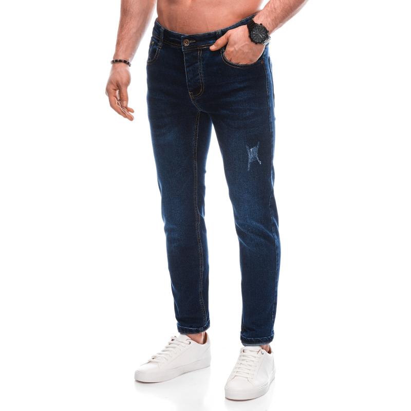 Pánske džínsy P1469 modré