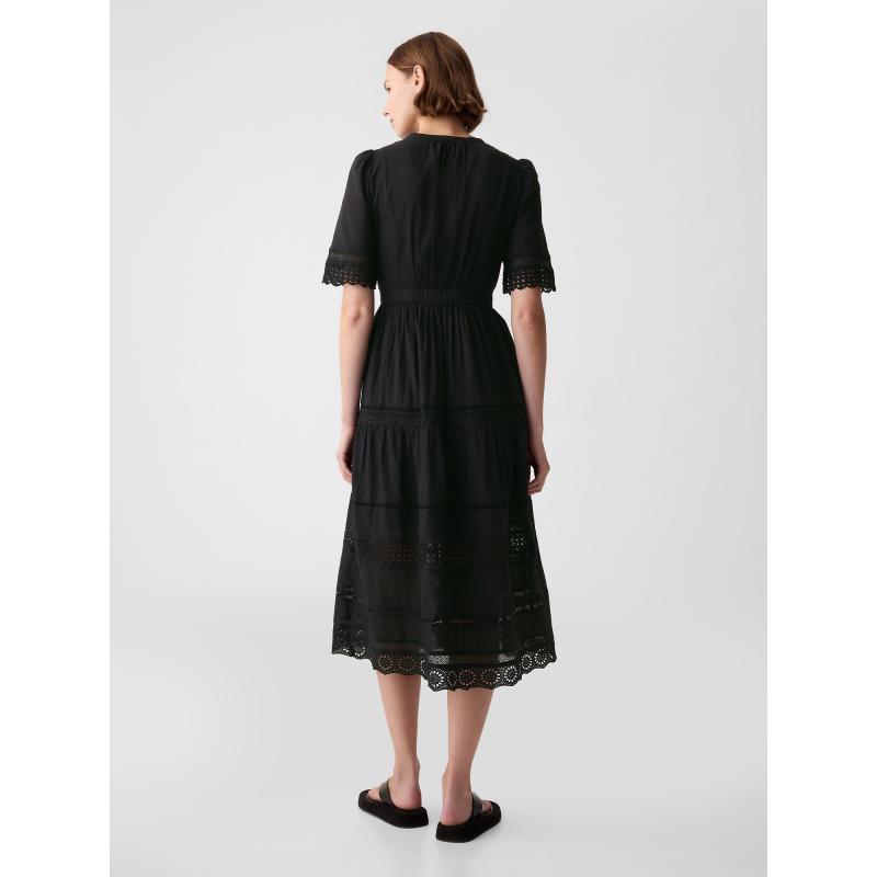 Čipkované midi šaty