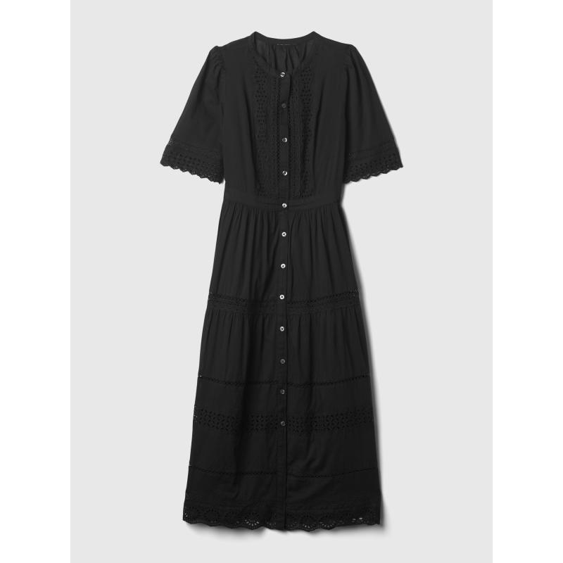 Čipkované midi šaty