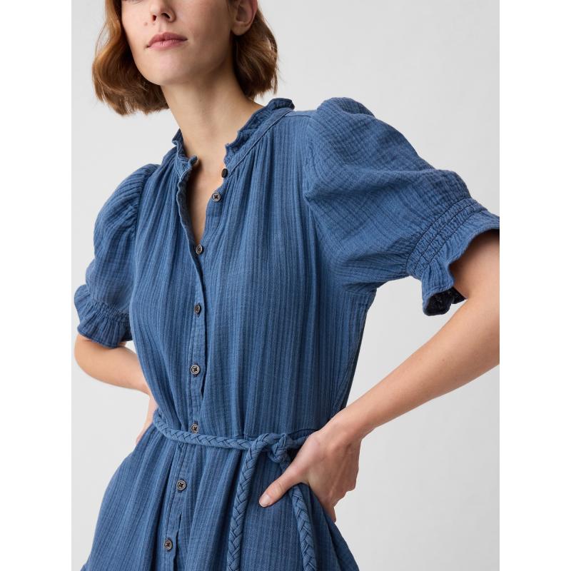 Mušelínové mini šaty