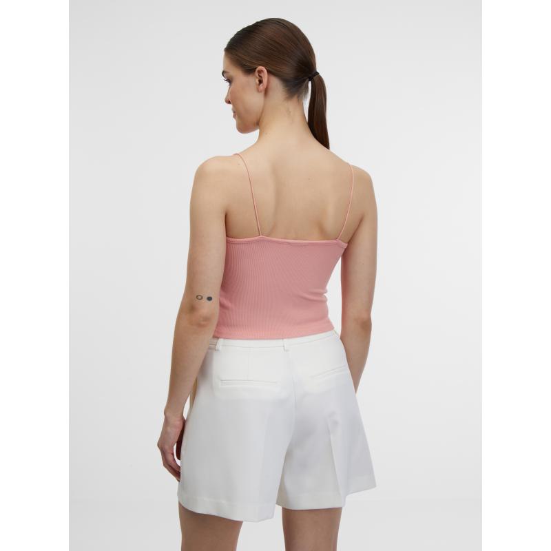 Růžové dámské tílko