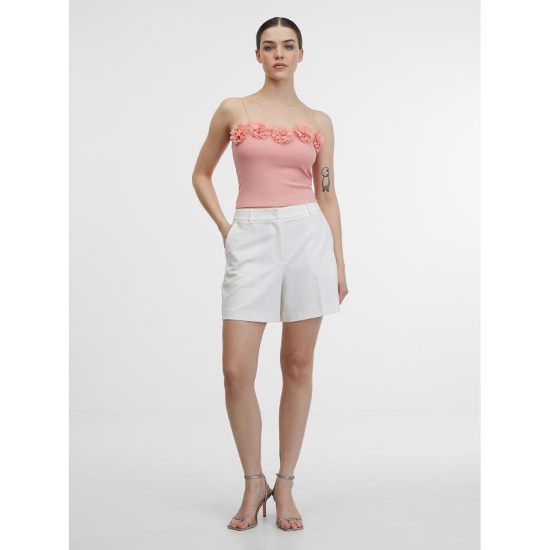 Růžové dámské tílko