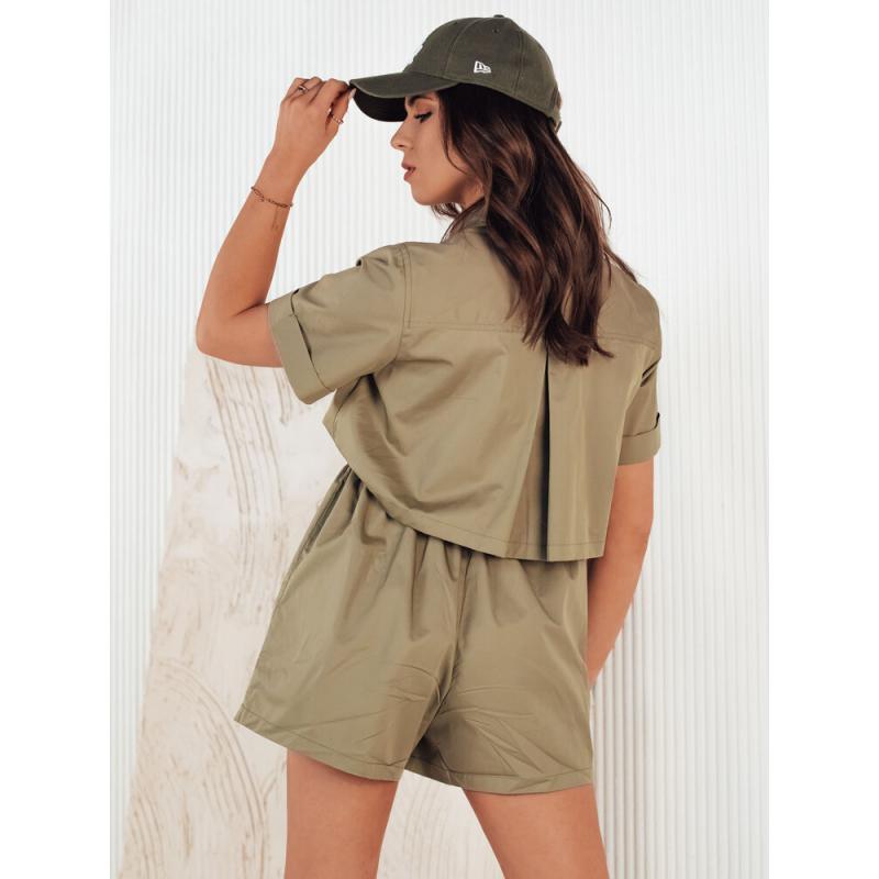 Női BROST khaki színű kezeslábas