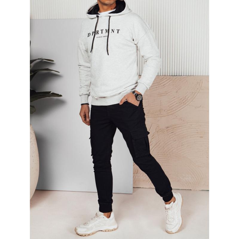 Pánská mikina s potiskem VIRA světle šedá