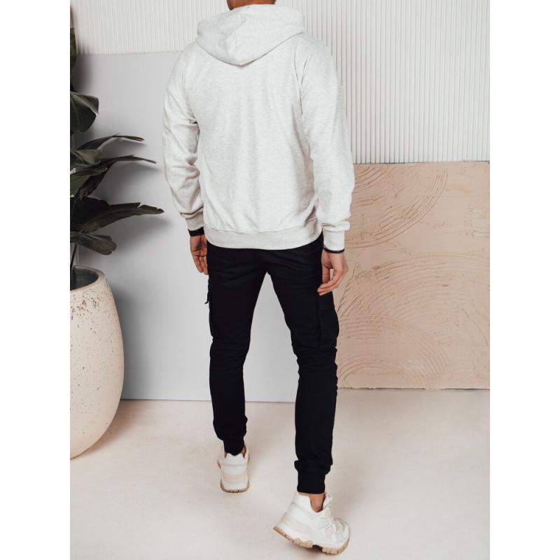 Pánská mikina s potiskem VIRA světle šedá