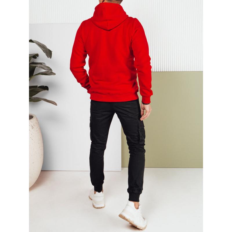Férfi kapucnis pulóver VIRAS piros