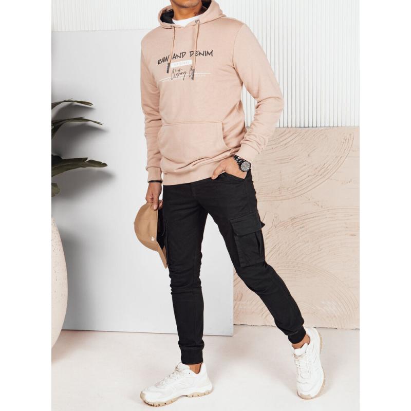 Pánská mikina s potiskem ELLE béžová