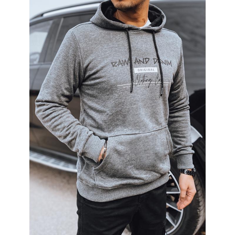 Pánská mikina s potiskem ELLE antracitová