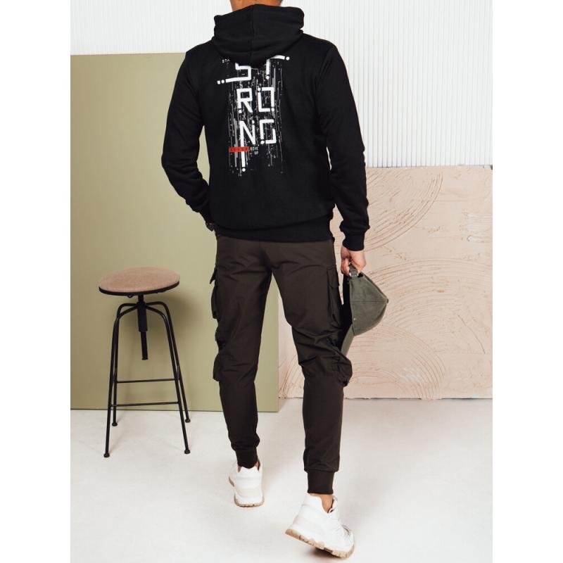 Pánská mikina s kapucí MIKAS černá