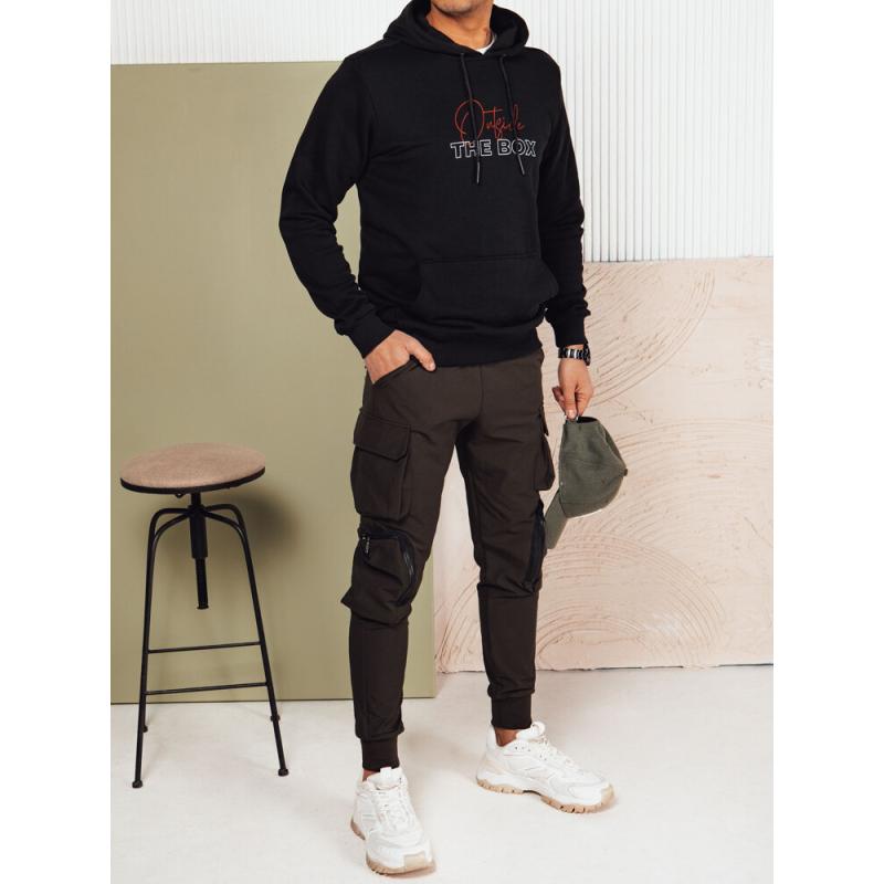 Pánská mikina s kapucí MIKAS černá