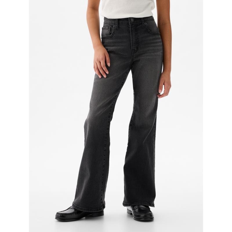 Dětské džíny Flare high rise