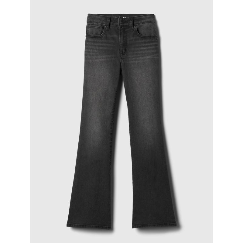 Dětské džíny Flare high rise