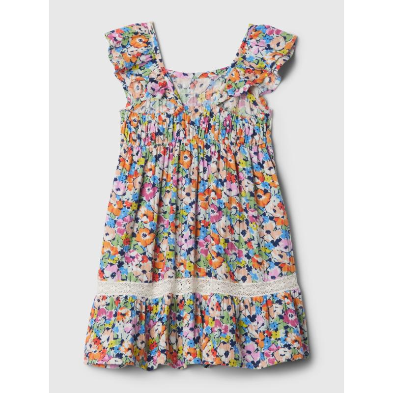 Detské vzorované šaty